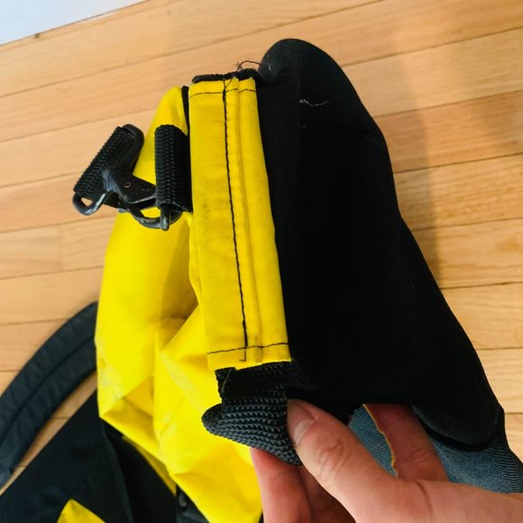 L.L. Bean Bags Vtg Large Ll Bean Yellow Adventure Duffle Bag Poshmark